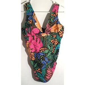 Tribal Sport Women's Size XS Multi-Color Reversible Tankini Swimsuit Bathing Top